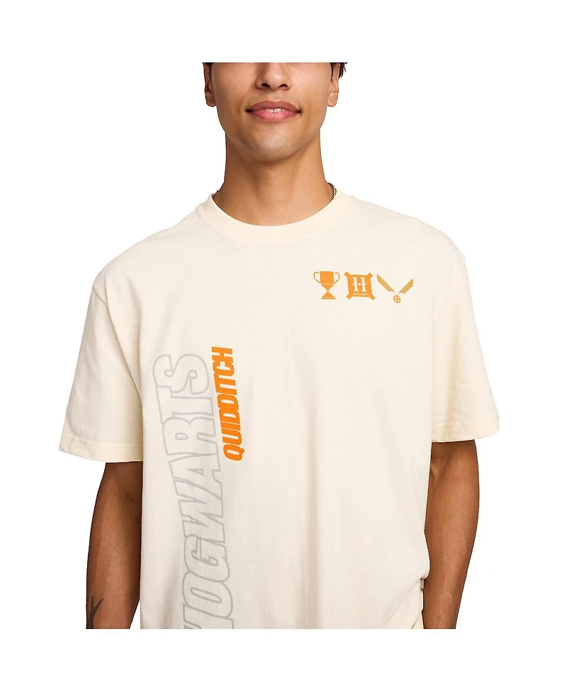 Harry Potter Men's Hogwarts Quidditch Tofu Crew Neck Short Sleeve T-shirt