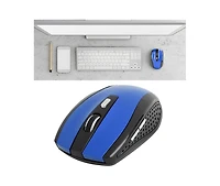 risokeys Wireless Mouse with Usb Mini Receiver, 2.4GHz Ergonomic Optical Mouse, 1600DPI Computer Mouse for Laptop Pc Notebook