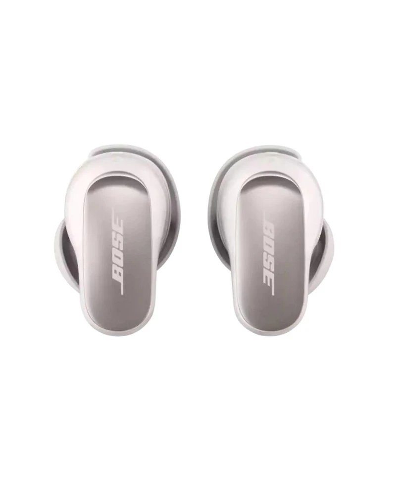 Bose QuietComfort Ultra Wireless Noise Cancelling Earbuds, White Smoke, Bundle with Usb-c/Usb-a Wall Charger