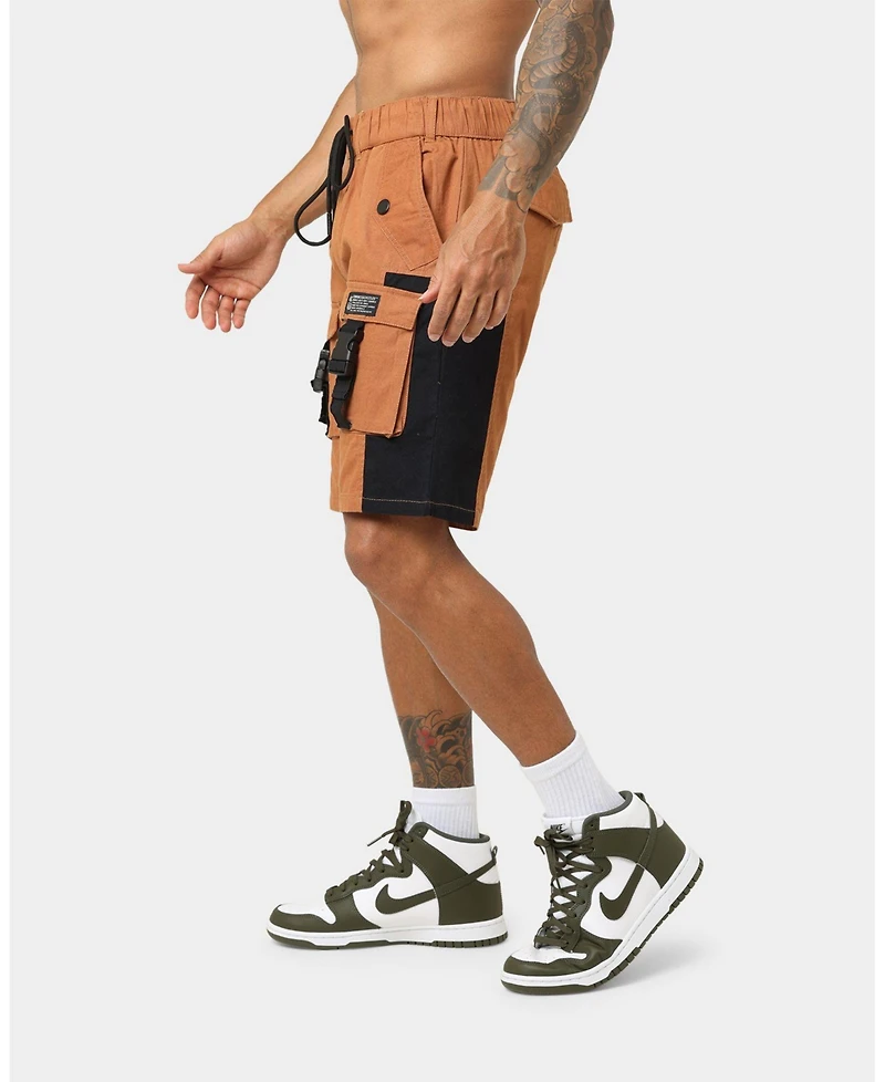 Crooks & Castles Men's Washed Twill Shorts