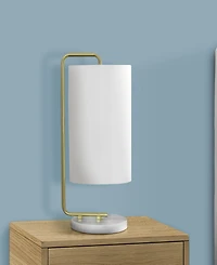 Monarch Specialties Lighting 20" Marble Table Lamp