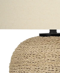 Monarch Specialties Lighting 25" Rattan Table Lamp