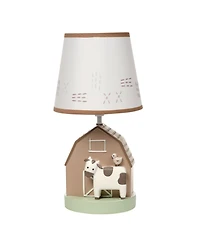Bedtime Originals Farmyard Friends Decorative Tabletop Nursery Lamp with Shade
