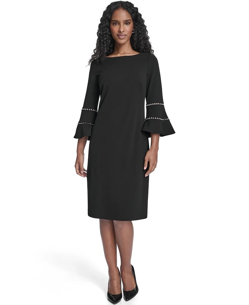 Jessica Howard Women's Boat Neck Sheath Dress