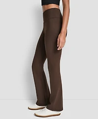 Dkny Women's Balance Compression High-Waist Flared Leggings