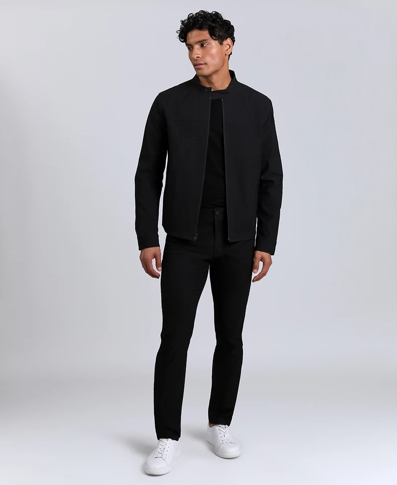 Kennth Cole Men's Flex Water-Resistant Full-Zip Utility Jacket