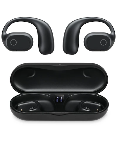 iLive 16mm Driver Clear Truly Wireless Open Ear Earbuds, White, IAEBTO34W