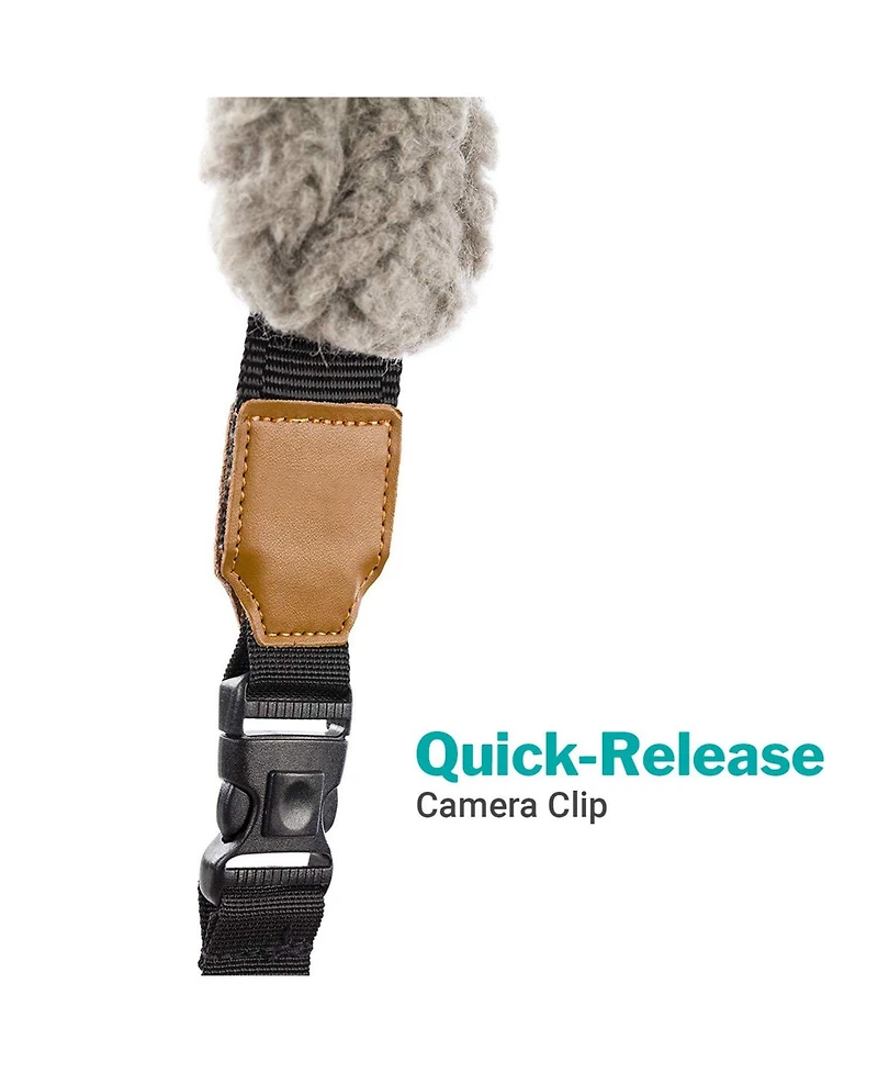 Movo Mp-SS8 Dslr Camera Strap Quick Release Sheepskin Neck Sling