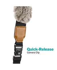 Movo Mp-SS8 Dslr Camera Strap Quick Release Sheepskin Neck Sling