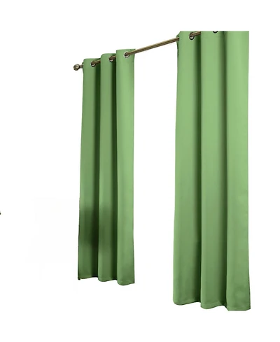 Rt Designer Collection Anchorage Blackout Grommet Luxurious Modern Design Curtain Panel 54" x 95