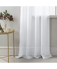 Rt Designer Collection Celine Sheer Luxurious Modern Design Curtain Panel 54" x 84