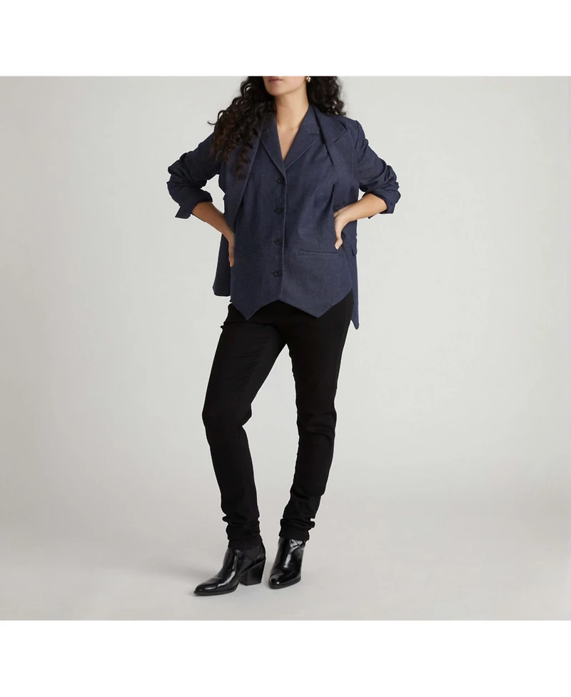 Universal Standard Women's Denim Look Vest