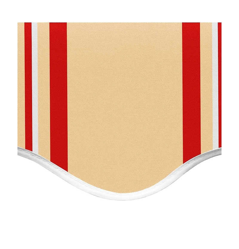 Replacement Fabric for Awning Yellow and Orange 11.5'x8.2'