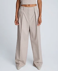 Kenneth Cole Women's Pleat Detail High Rise Pants