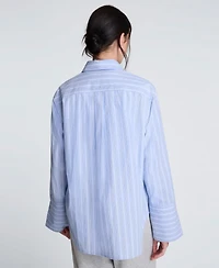 Kenneth Cole Women's Striped Button-Down Shirt
