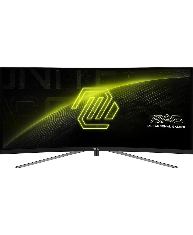 Msi Mag 345CQR 34" 21:9 Uwqhd 180Hz Curved Va Led Hdr Gaming Monitor - Metallic black