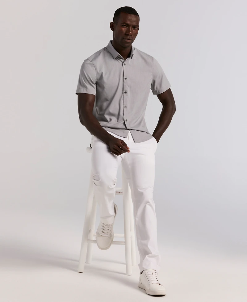 Perry Ellis Men's Slim-Fit Moisture-Wicking Performance Shirt