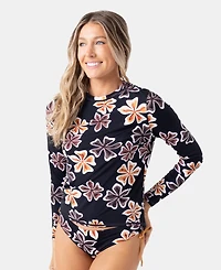 Roxy Women's Playa Hermosa Long-Sleeve Sea Skipping Rashguard