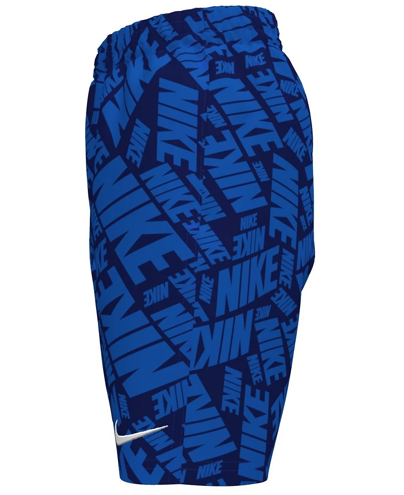Nike Big Boys 7" Tossed Block Volley Swim Shorts