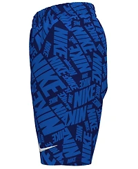 Nike Big Boys 7" Tossed Block Volley Swim Shorts