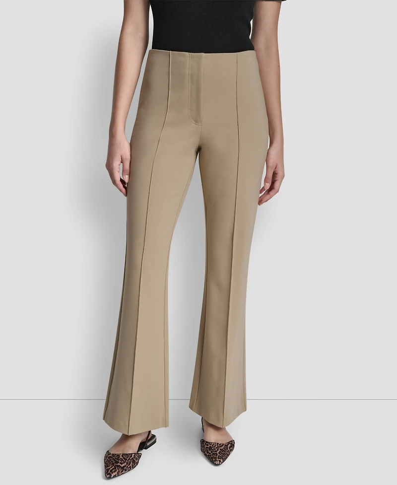 Dkny Women's Front Seam Flare Leg Pants