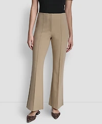 Dkny Women's Front Seam Flare Leg Pants