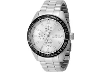 Invicta Men's 48858 Aviator Quartz VH67 Silver Dial Watch