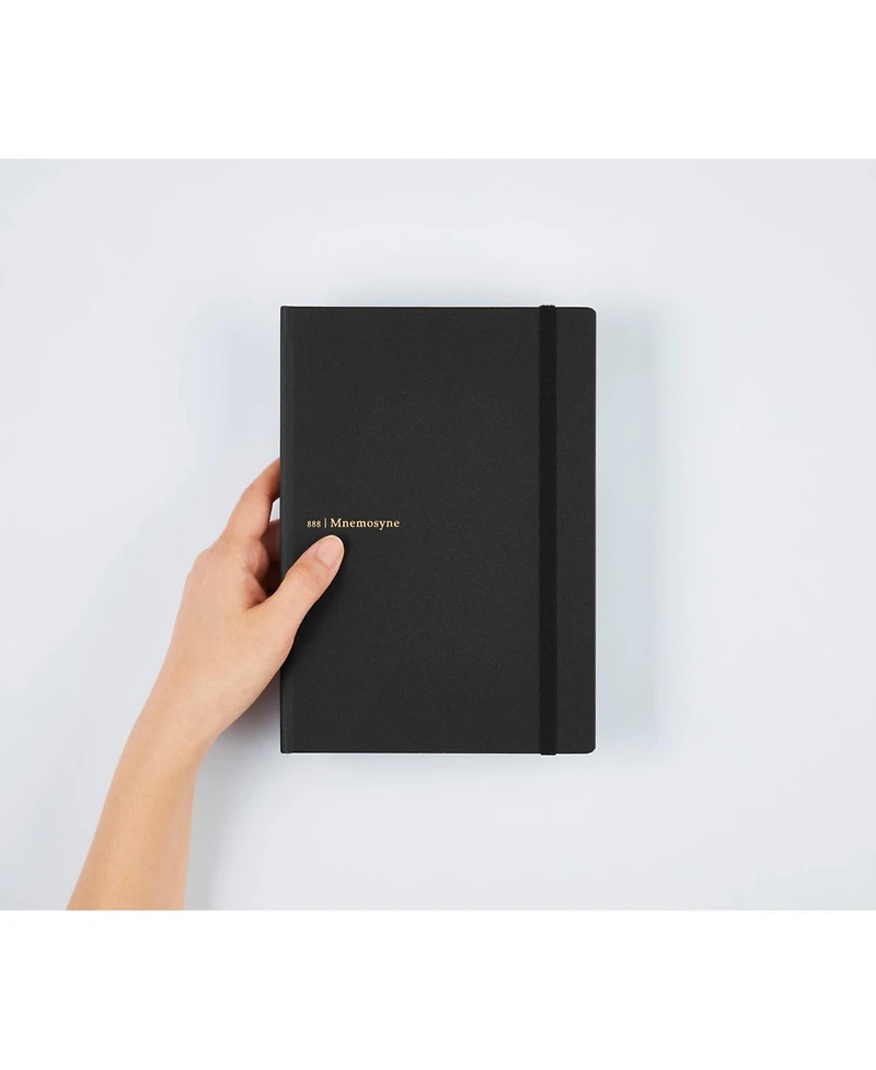 Maruman A5 Notebook Mnemosyne Journal 5mm dot grid Light Grey