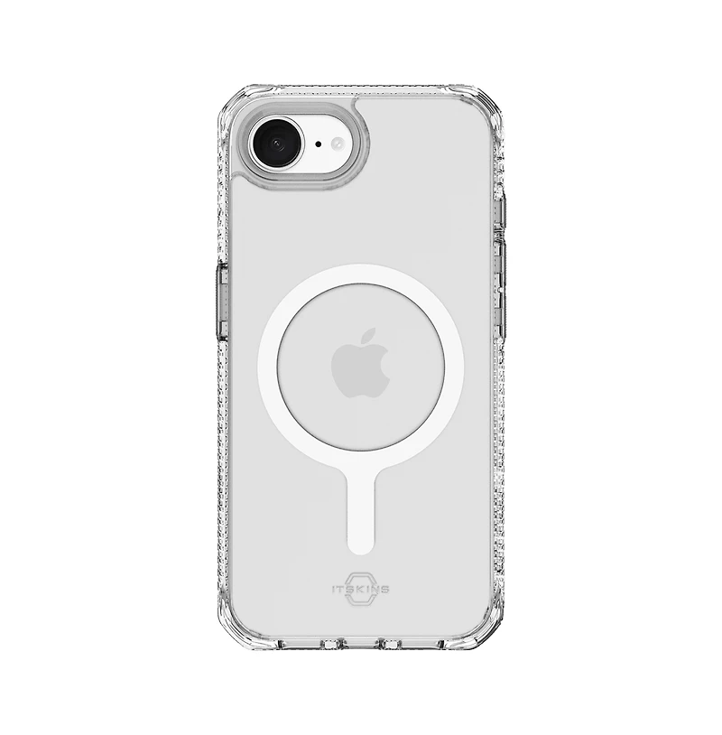 ITSkins Hybrid_R Clear MagSafe Case for Apple IPSE2025 / iPhone 15 / iPhone 14 / iPhone 13