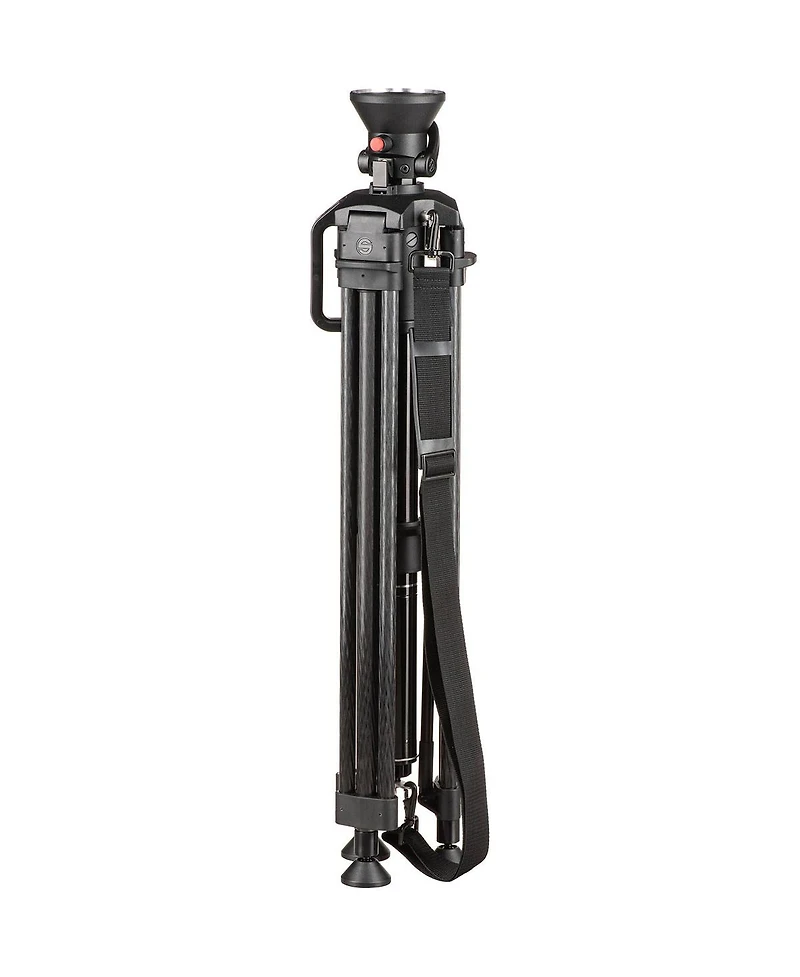 Sachtler Hot Pod Cf 14 2-Section Carbon Fiber Tripod Legs with 100mm Bowl and Mid-Level Spreader, 55 lbs Payload