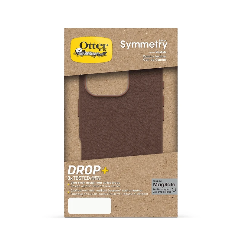 OtterBox Symmetry Cactus Leather MagSafe Case for Apple iPhone 16 Pro