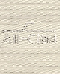 All-Clad Ribbed Silicone Cotton Twill Potholders, Set of 4