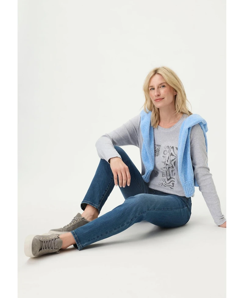 Olsen Women's Placement Print T-Shirt