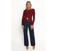 Petal and Pup Women's Wome's Chic Round Neck Top