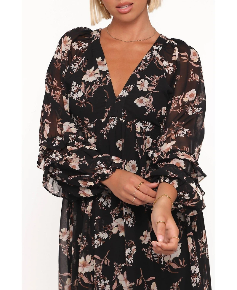 Petal and Pup Women's Evian Long Sleeve Maxi Dress