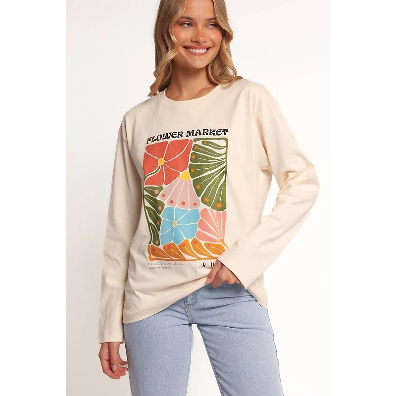 Petal and Pup Women's Flower Market Long Sleeve Tee