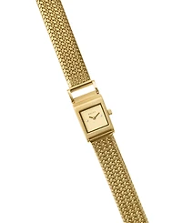 Breda Women's 'Revel Tethered' Gold Mesh Bracelet Watch, 18mm