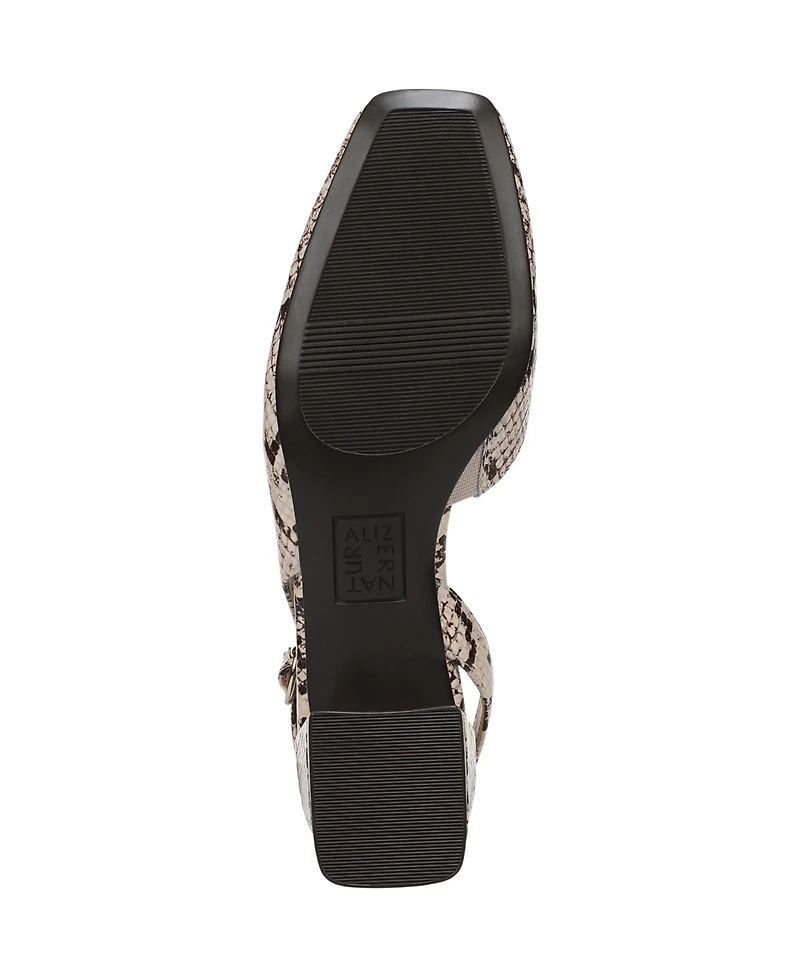 Naturalizer Jayla Mid-Heel Square Toe Slingback Pumps