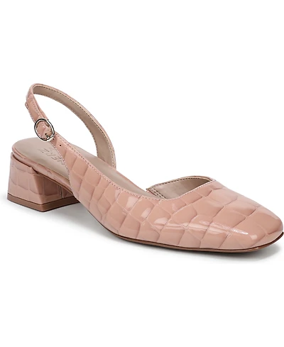 Naturalizer Women's Jayla Mid-Heel Square Toe Slingback Pumps