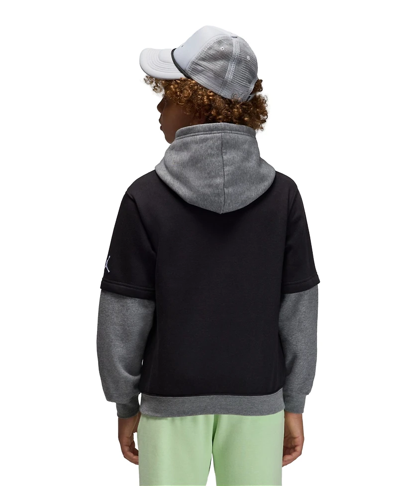 Jordan Boys 8-20 Mj Future Flight Drop Shoulder Long-Sleeve Hoodie