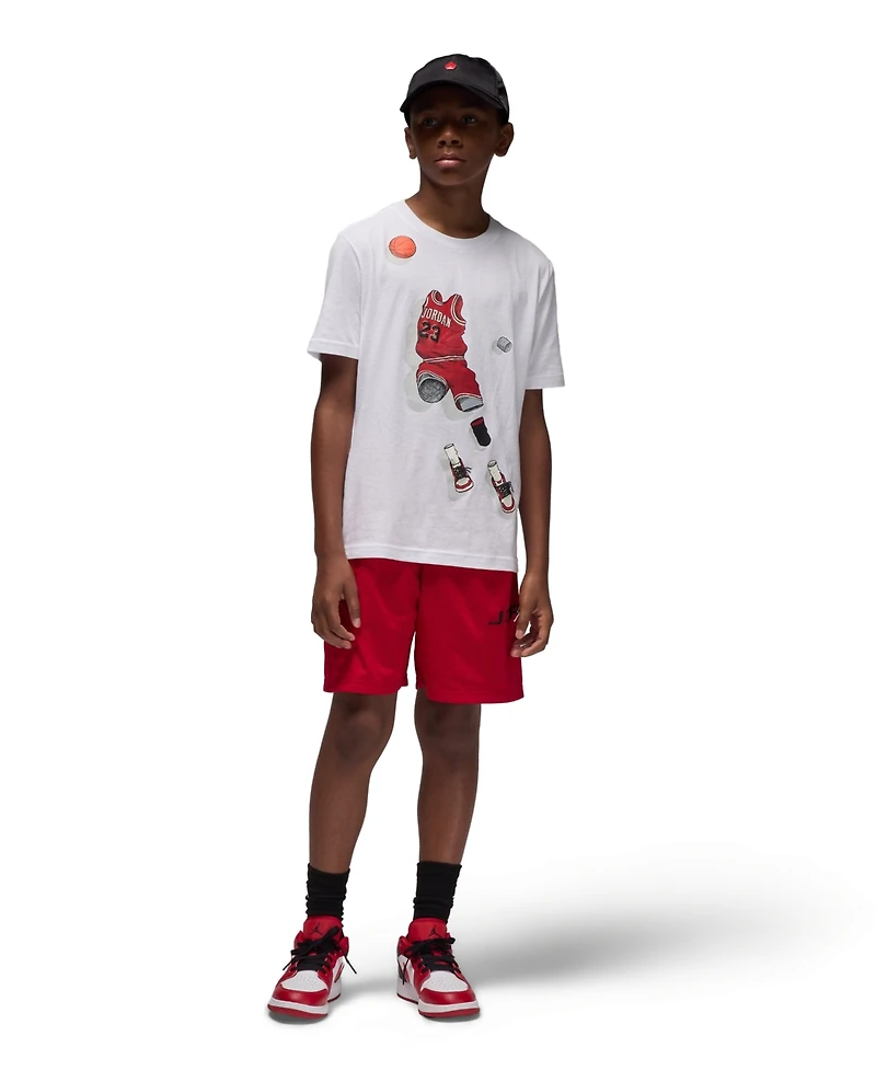 Jordan Big Boys Ghost Man Graphic T-Shirt