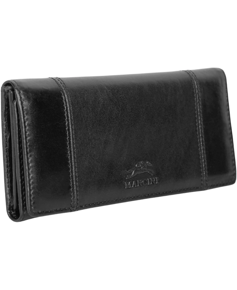 Mancini Pelle D'oro Rfid Secure Trifold Wallet