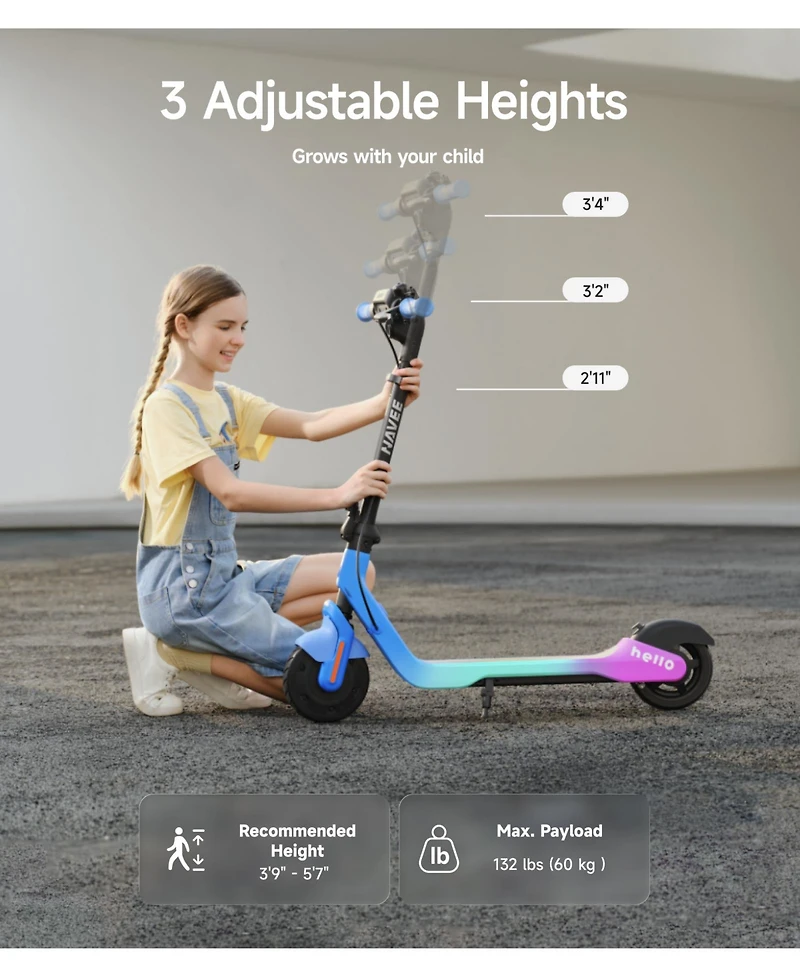 Smart kids E-scooter Navee K100 Max