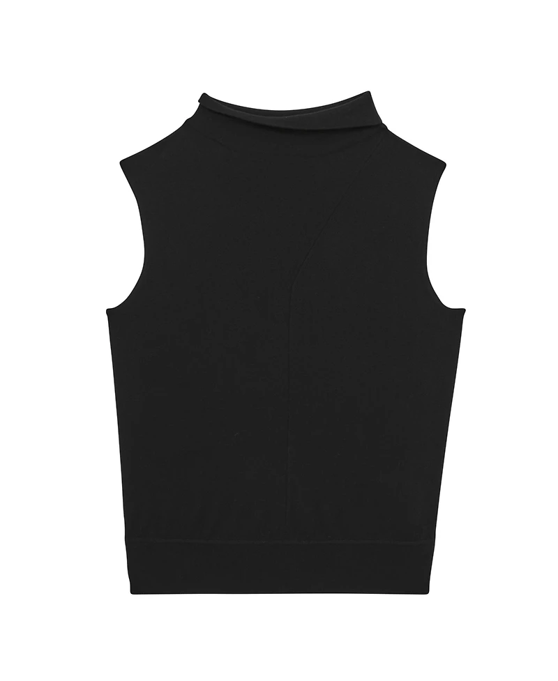 Reiss Women's Wool Slouched Sleeveless Top