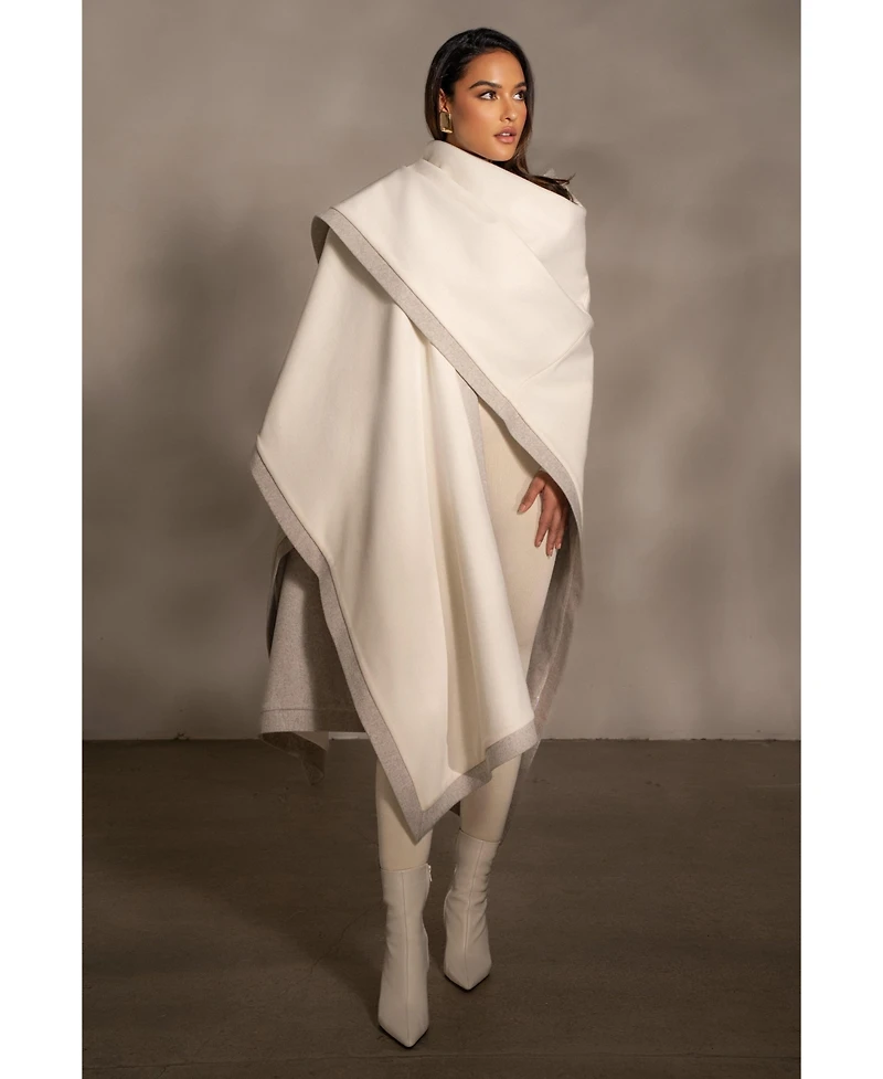 Jluxlabel Women's Park City Reversible Shawl