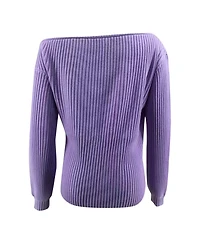 Bellemere New York Women's Bellemere Off-Shoulder Sweater
