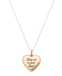 Disney Winnie the Pooh Crystal Heart Pendant Necklace