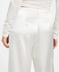 Guess Women's Julie Satin High Rise Pants