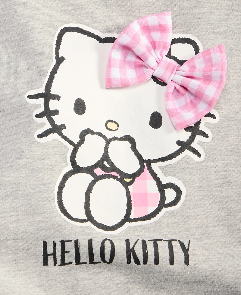 Hello Kitty Girls Toddler 2T-4T 5-6X 2-Pc. Top & Fleece Jogger Set