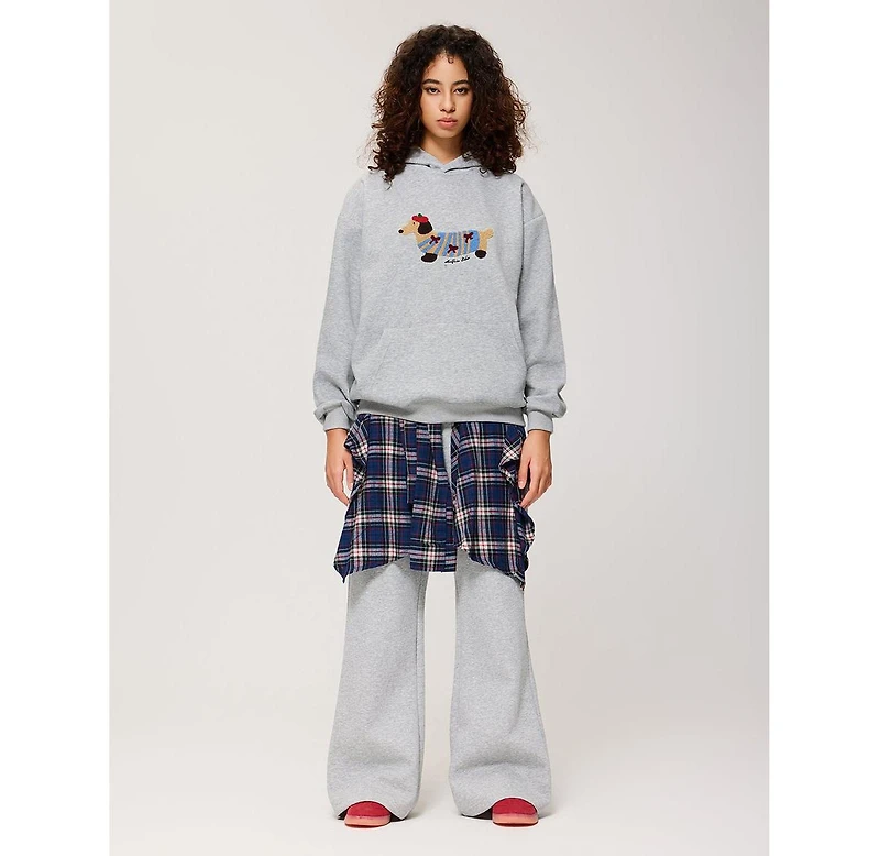 Aelfric Eden Women's Cartoon Dachshund Pullover Hoodie